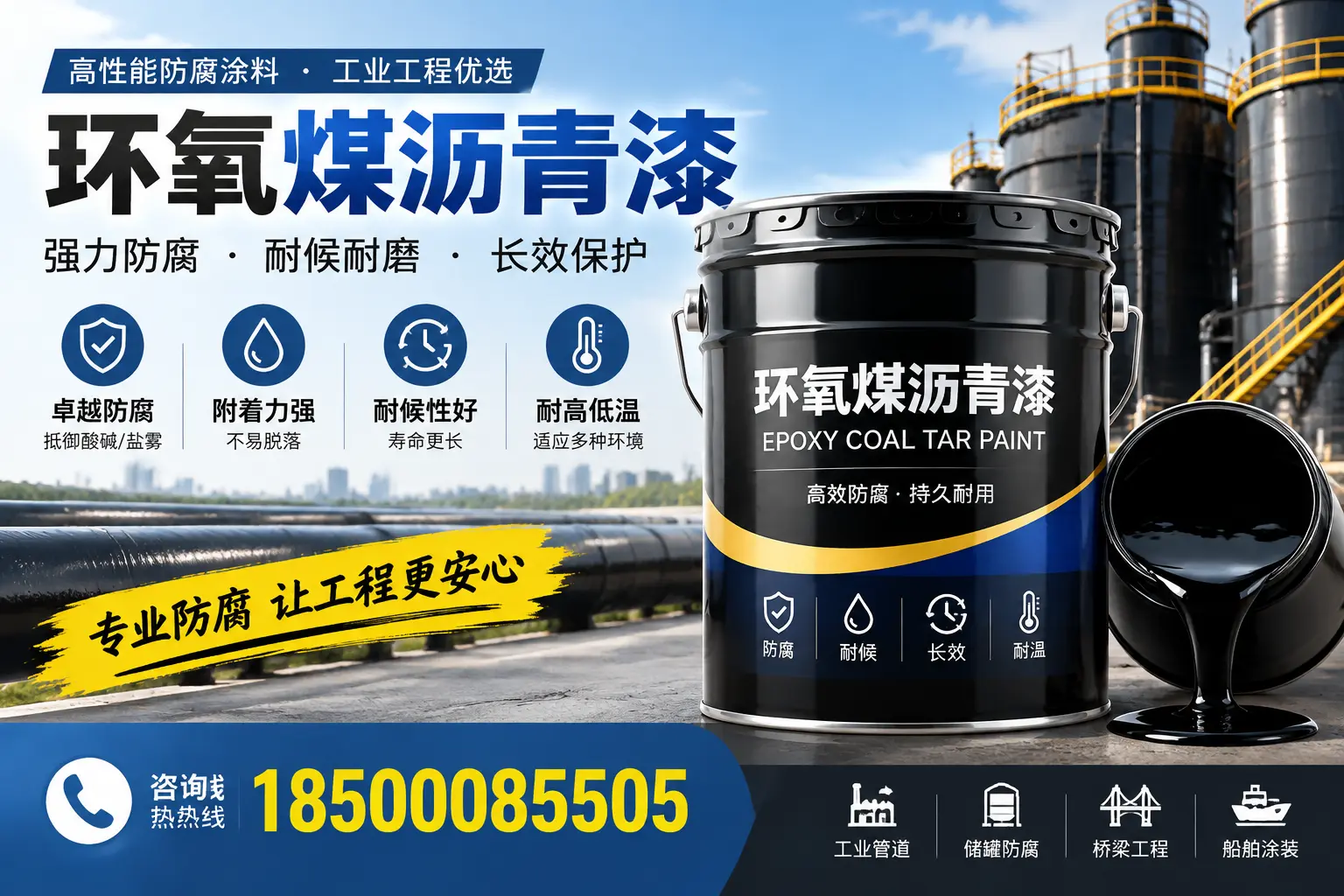 环氧煤沥青漆的施工方法与注意事项，确保在泰州顺利完成